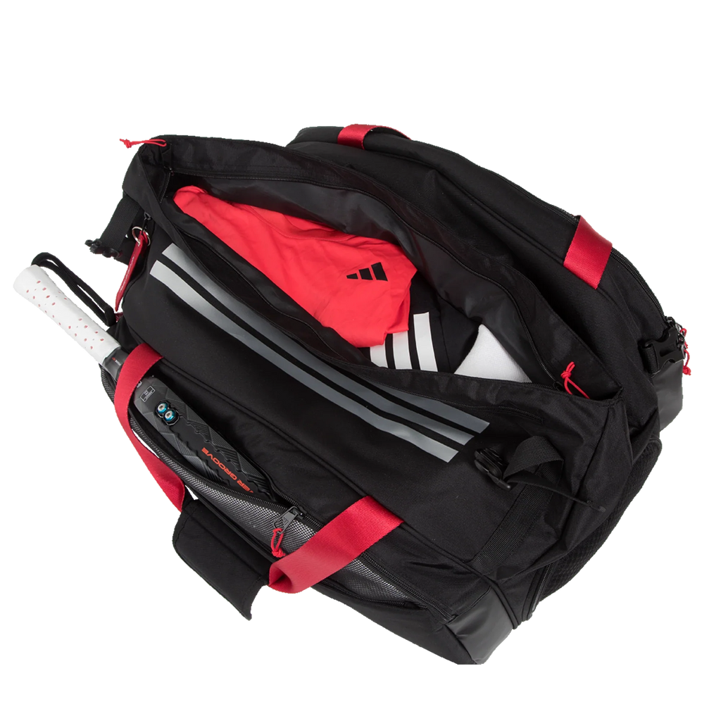 Adidas MULTIGAME BLACK/RED Racket Bag 3.4