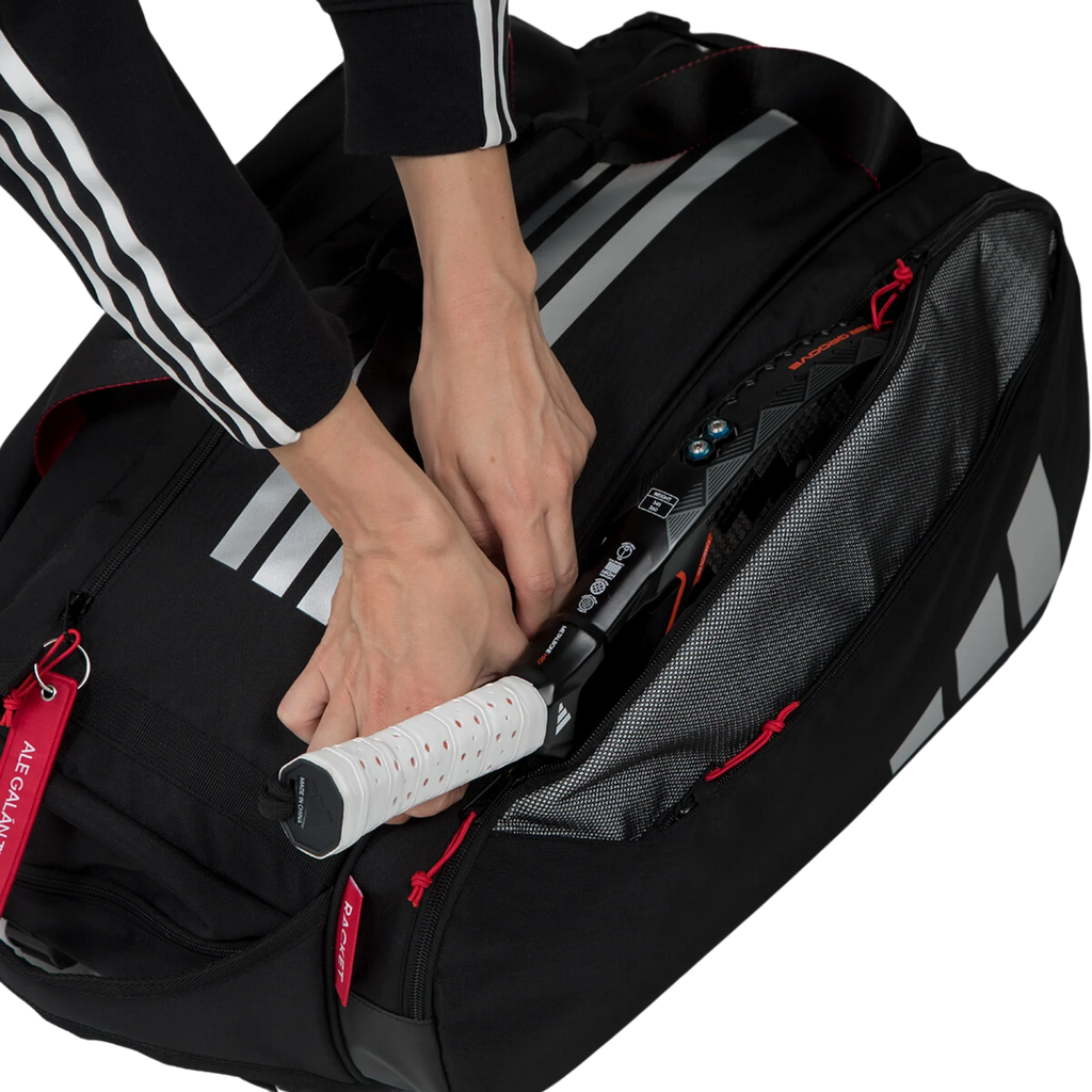 Adidas MULTIGAME BLACK/RED Racket Bag 3.4