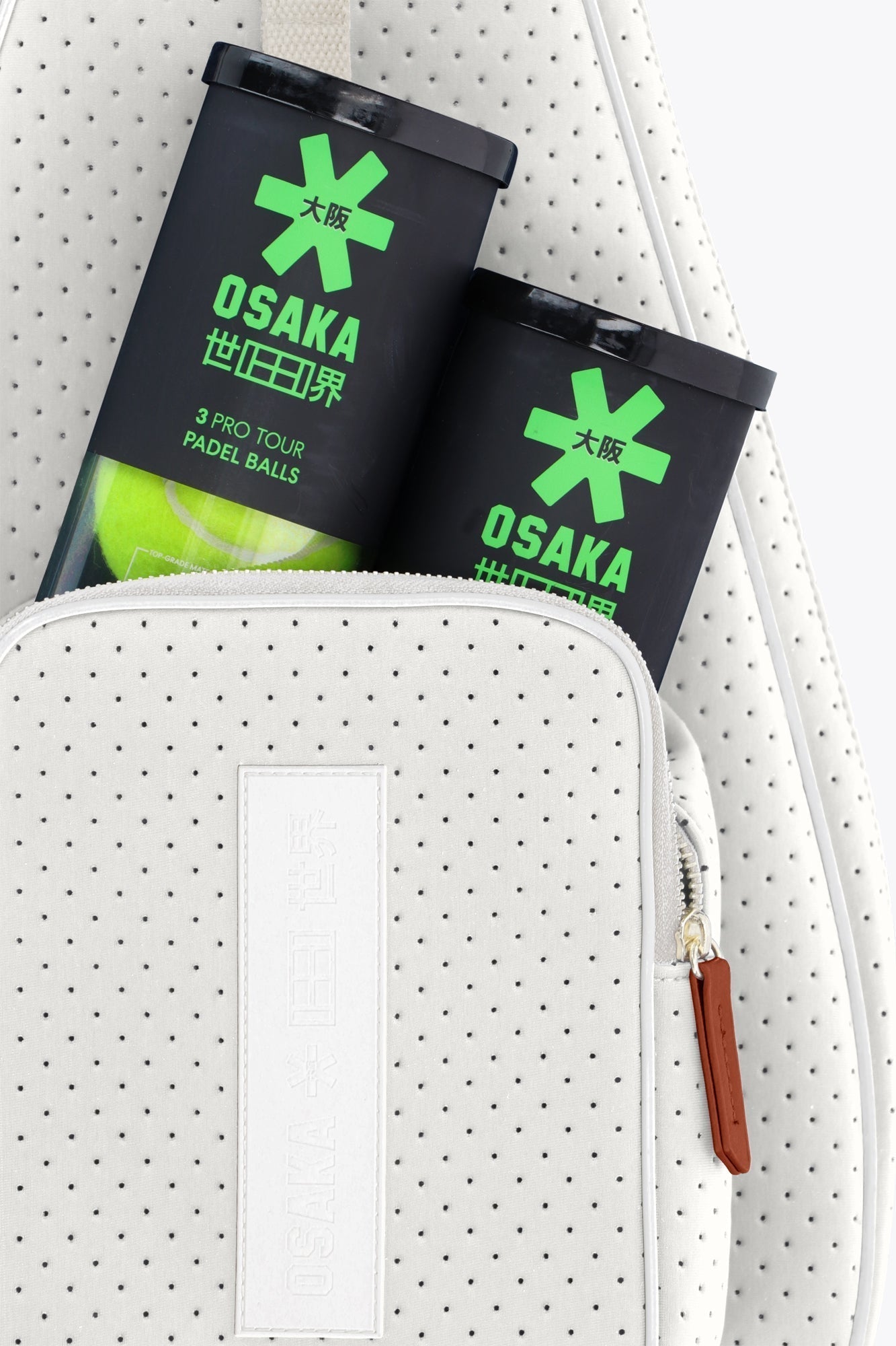 Osaka Neoprene Padel Sleeve | Light Grey