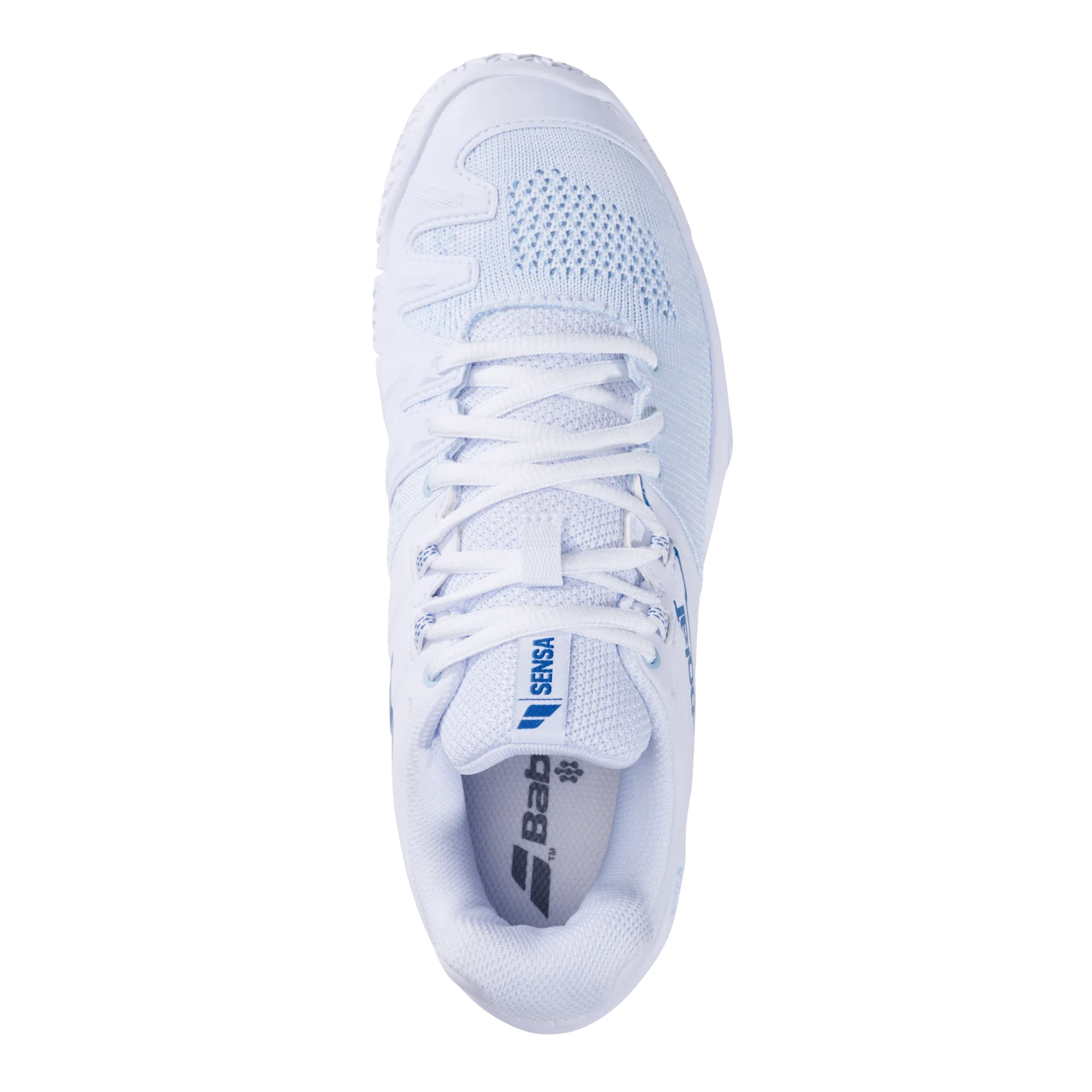 Babolat Sensa White/ Cool Blue Women Padel Shoes
