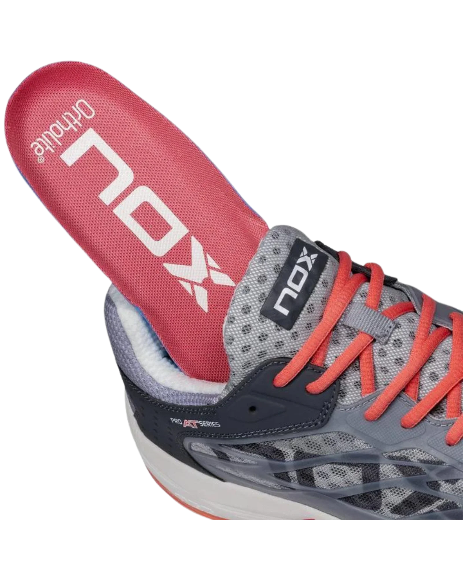 Nox AT10 Lux CoolGrey/Georgia Peach Padel Shoes