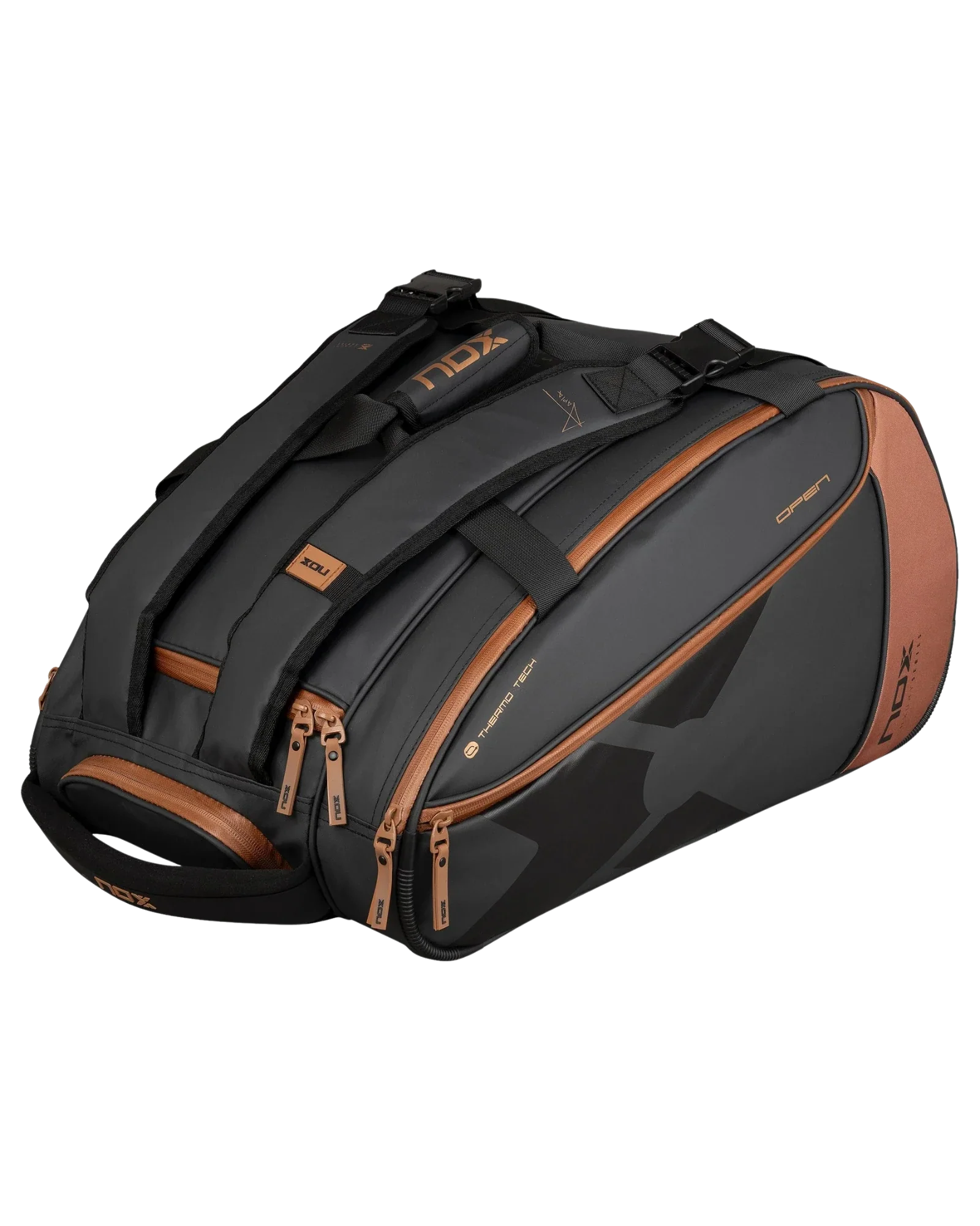 Nox LUXURY OPEN Series Black/Brown Padel Bag