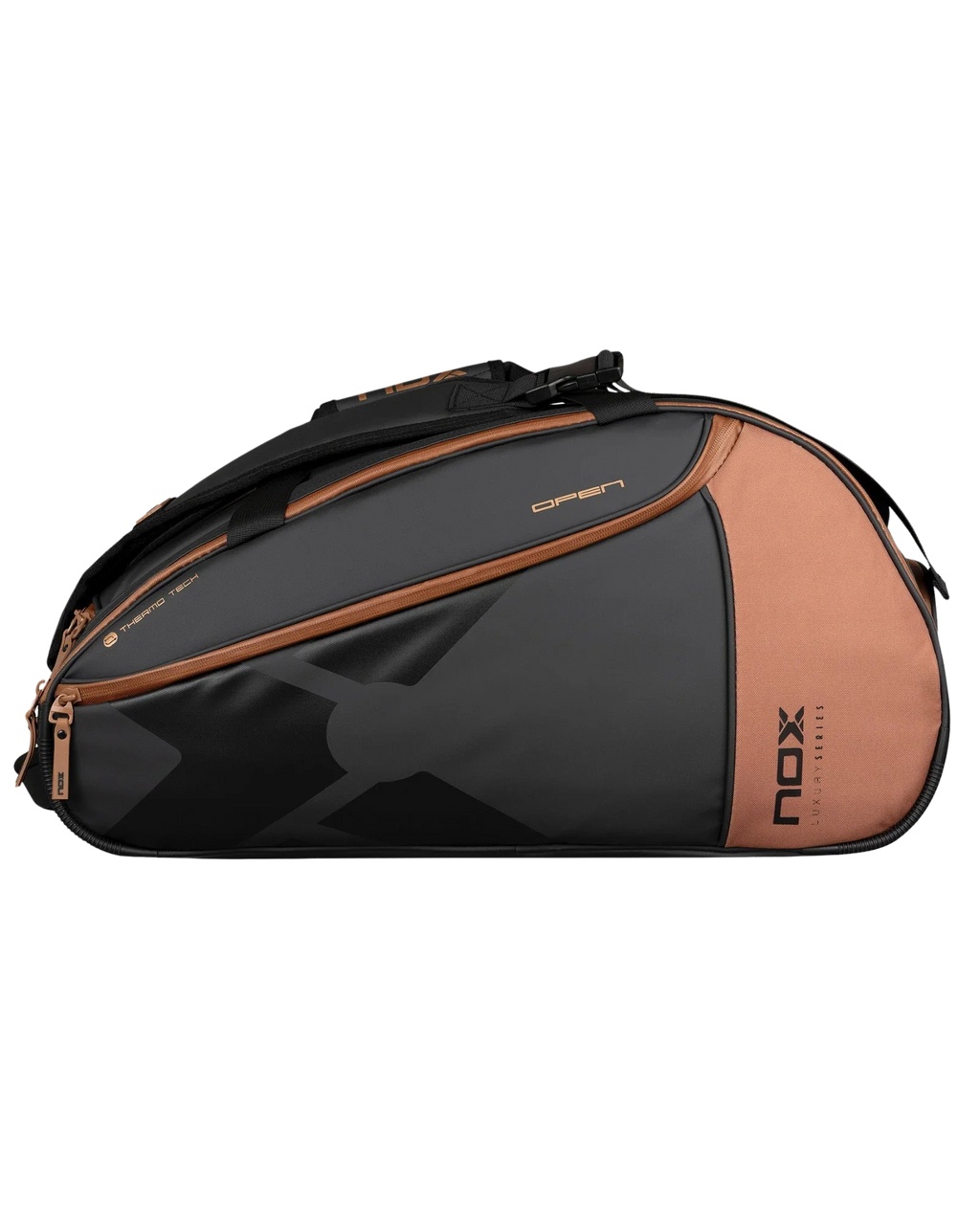 Nox LUXURY OPEN Series Black/Brown Padel Bag
