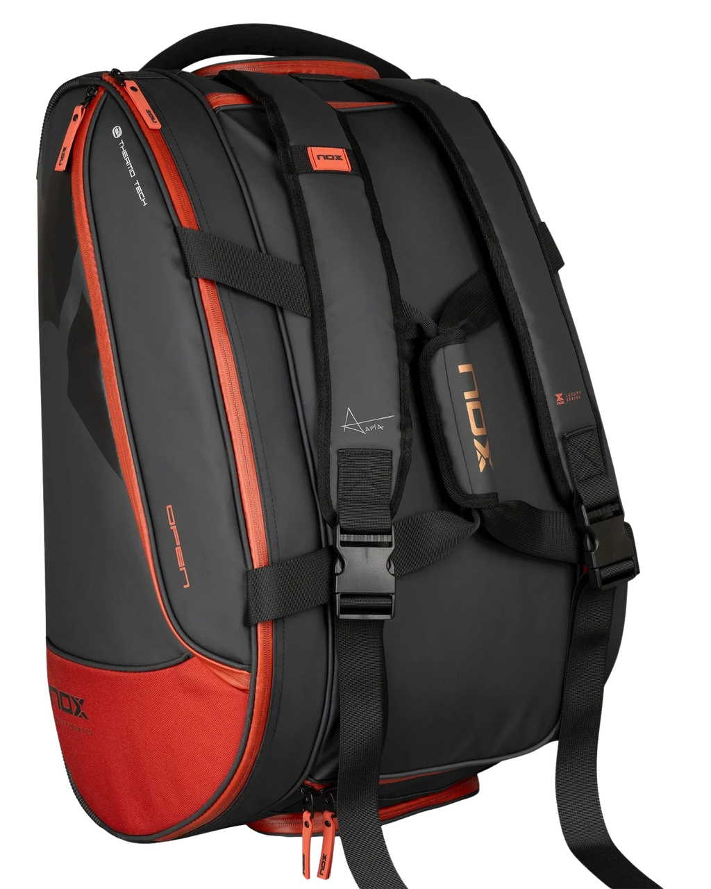 Nox LUXURY OPEN Series Black/Red Padel Bag