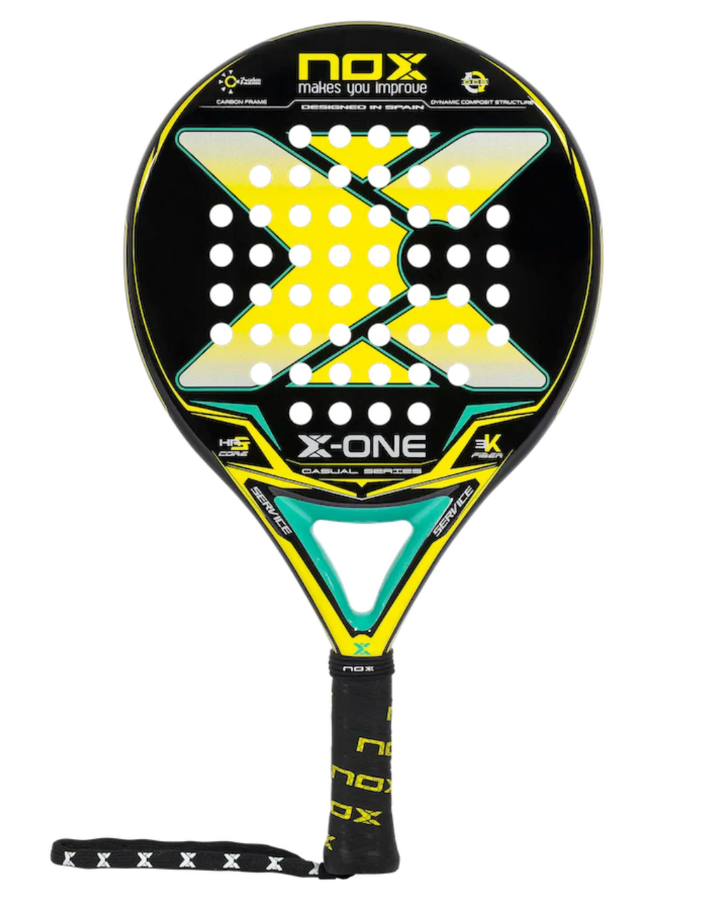 Nox X-ONE Yellow Padel Racket