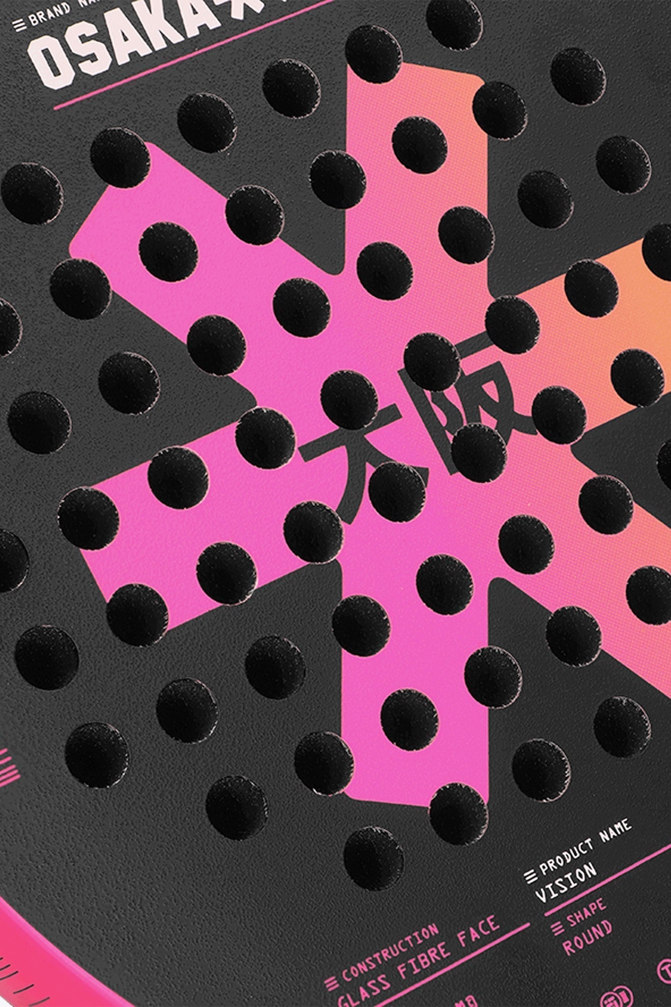 Osaka Padel Racket - Vision - Control | Fluo Pink