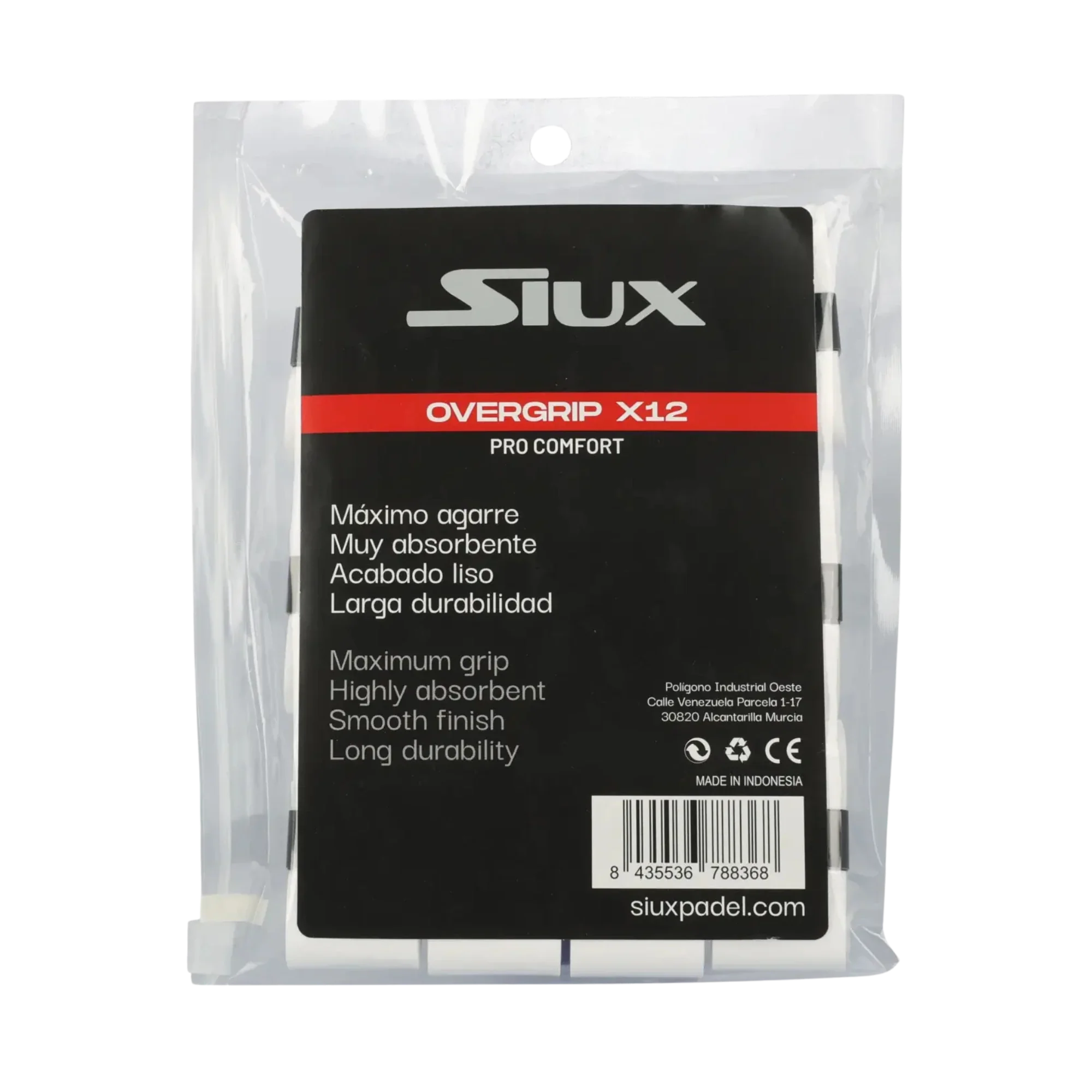 Siux Pro Comfort x12 Padel Overgrip