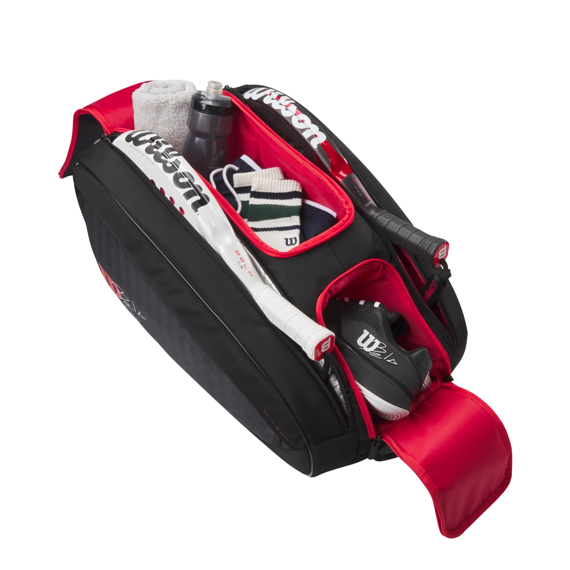 Wilson Bela V3 Padel Racket Bag Black/Red